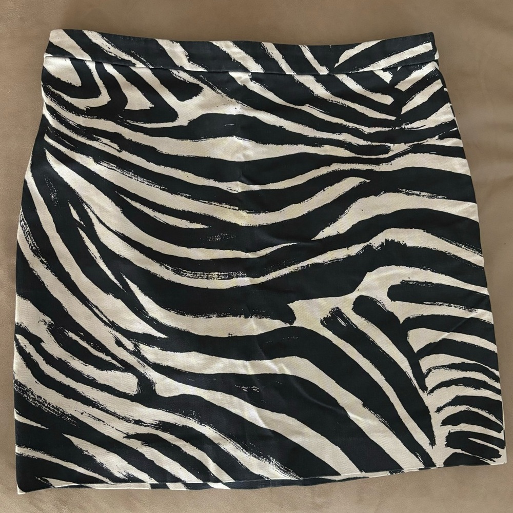 H&M Zebra Print Skirt